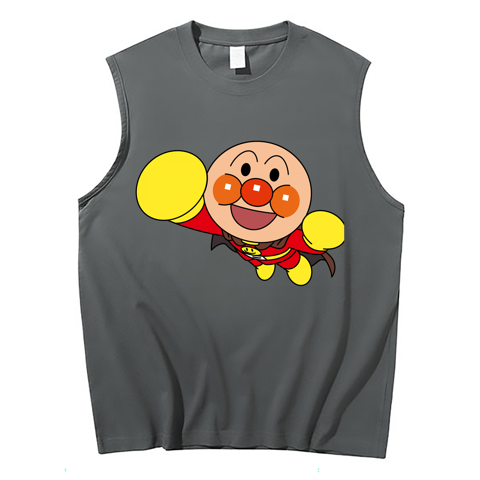 （画像用） アンパンマン Anpanman コットン100％タンクトップ（フロントプリント）